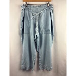 Women’s Zac & Rachel XL Light Blue Faux Jean Lounge Pants